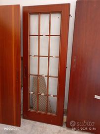 quattro porte in legno  80 cm