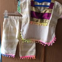 Set abbigliamento etnico per bambina da Tunisia