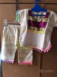 Set abbigliamento etnico per bambina da Tunisia