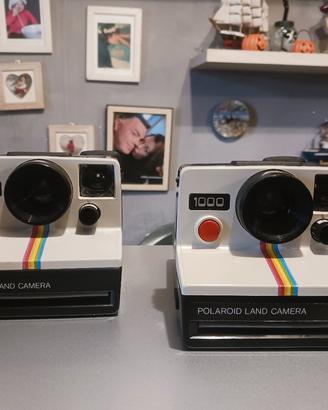 Coppia Polaroid Land Camera 1000 Anni 70