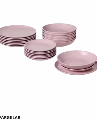 Servizio piatti Ikea + tazze latte e caffe