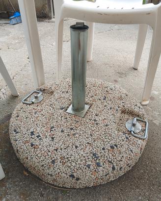 porta ombrellone pietra