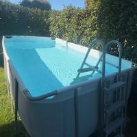 Piscina fuori terra , usata 3 mesi , 412x201x122