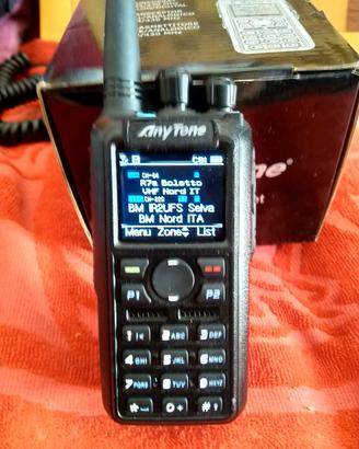 radio dmr  analogica vhf  uhf anytone 878 uv  plus