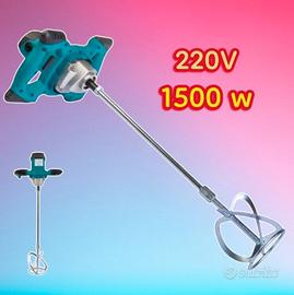 Trapano miscelatore mixer malta cemento 1500W