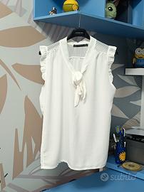 Blusa con fiocco
