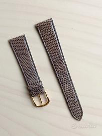 cinturino in vera pelle lucertola 18 mm 