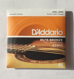 D'Addario Set Corde Chitarra Acustica | EZ900