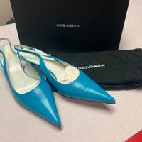 Scarpe sandalo turchese Dolce e Gabbana