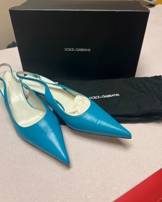 Scarpe sandalo turchese Dolce e Gabbana