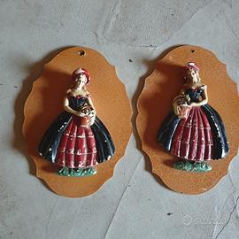 placca da parete vintage in gesso