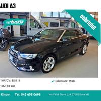 AUDI A3 Cabrio 1.6 TDI 116 CV