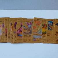 Carte Pokemon dorate