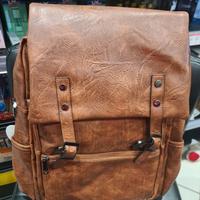 Zaino In pelle Marrone Vintage 