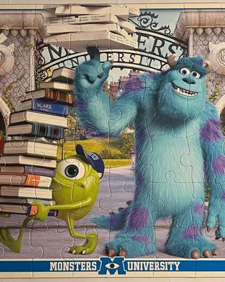 puzzle Monsters University +4 anni 60 pezzi usato