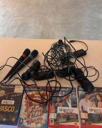 Giochi ps2 singstar e buzz
