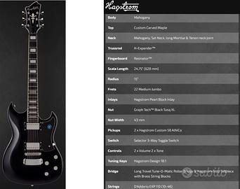 Chitarra Hagstrom Pat Smear Signature