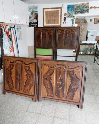 Letto antico fine 800' in Ferro e Stagno