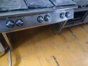 Cucina Professionale a Gas Mareno – 6 Fuochi a Van