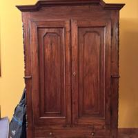 Armadio legno massello pioppo