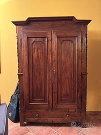 Armadio legno massello pioppo