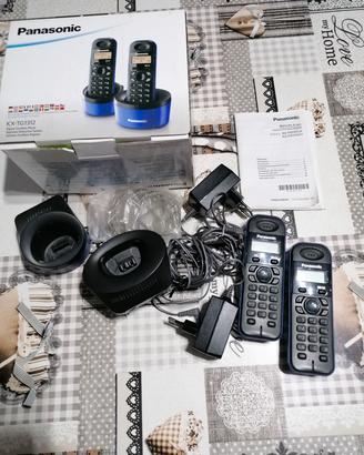 Coppia telefoni cordless digitali Panasonic