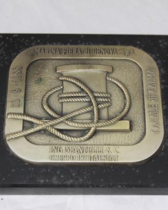 Targa commemorativa - Genova "Canale di Calma"