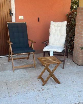 Sedie da giardino