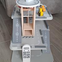 parcheggio auto in legno