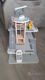 parcheggio auto in legno