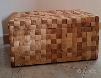 Baule Nasum Ikea in foglie di banano