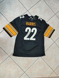 HARRIS NAJEE Pittsburgh Steelers Maglia XL Firmata