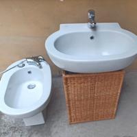 coppia lavabo e bidet ideal standard