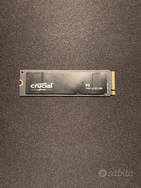 SSD Crucial P3 500GB M.2 PCIe Gen3 NVMe