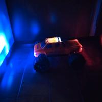 Scocca-carrozzeria scala 1:8 con luci