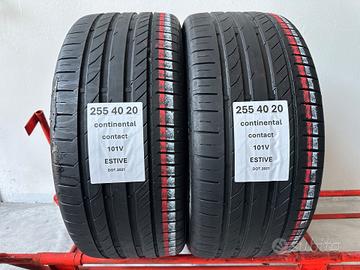 2 gomme 255 40 20 CONTINENTAL