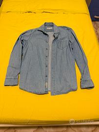 Camicia Jeans Alcott Uomo Azzurra Taglia L Denim
