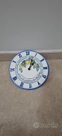 Orologio da Parete in Ceramica di Vietri 