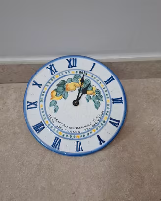Orologio da Parete in Ceramica di Vietri 