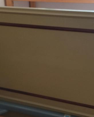 Letto singolo in legno fatto a mano + doga