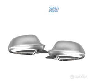 GUSCI SPECCHIETTI AUDI A3 8P 08-10 ALLUMINIO CROMA