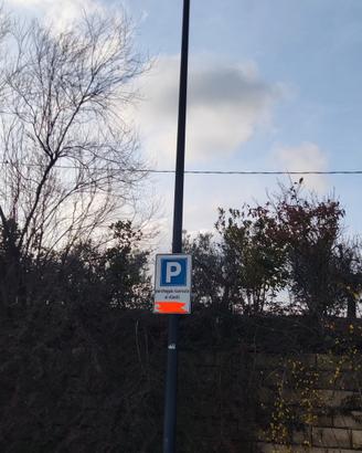 3 pali SEM nero 7 metri con corpo illuminante led