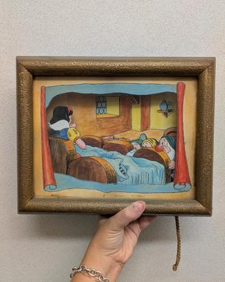 Quadro animato 3D Biancaneve e i 7 nani G. Donvito