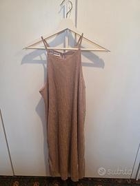 abito con laccini rosa cipria, laminato