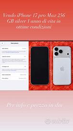 phone 17 pro max silver