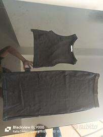 set completo gonna lunga+canotta