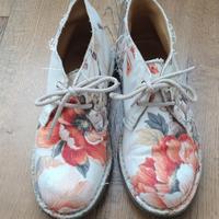 scarpe stampa fiori 