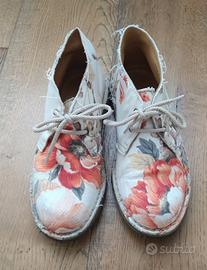 scarpe stampa fiori 