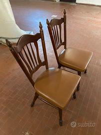 Set 4 Sedie Legno