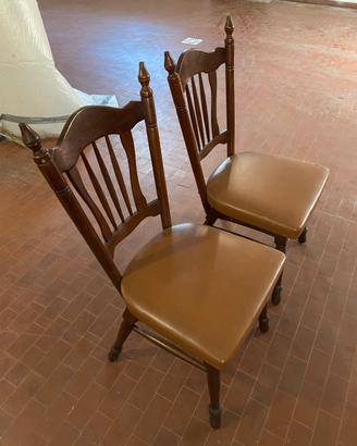 Set 4 Sedie Legno